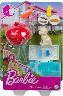 Produktbild von MATTEL GRG76 Barbie Mini Spielset mit Tier #1