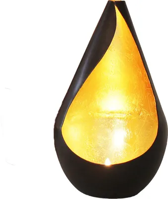Produktbild von Teelichtschale Goldlicht Lumy golden ca. 17 cm