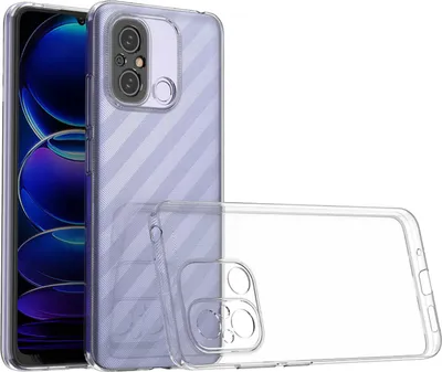 Image de Étui de protection en silicone transparent pour Xiaomi Redmi 11A / 12C / Poco C55