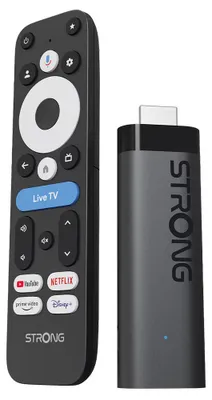 Image de Adaptateur Smart TV LEAP NOVA Google TV 4K avec IA et Dolby Vision Noir Technisat