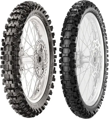 Produktbild von Paar Motorradreifen Pirelli 120/80-19 Mx32 Mid S + 100/90-19 Mx32 Mid H