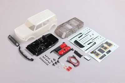 Produktbild von Axial Ford Bronco Karosserie, White: SCX24
