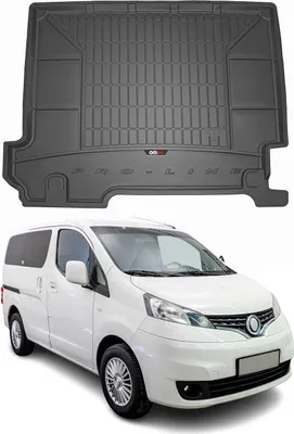 Image de Tapis de Coffre pour Nissan NV200 2009-2022 TPE Noir