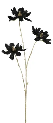 Produktbild von Countryfield Kunstblume Magnolia Dekoration schwarz-gold 81cm