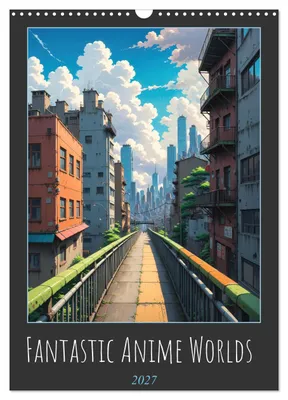 Produktbild von Fantastische Anime-Welten (Wandkalender 2027, DIN A3, Hochformat), CALVENDO 12-Monats-Wandkalender