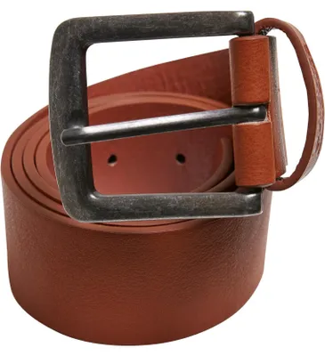 Productafbeelding van Urban Classics Imitatieleren Riem – Uni riem van kunstleer met een klassiek design