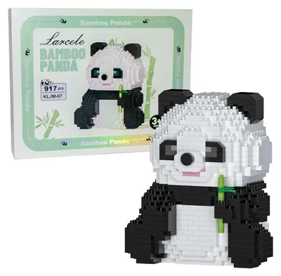Productafbeelding van Solidchoice - Micro Bouwblok Set Bamboe Panda