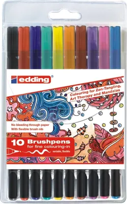 Produktbild von Pinselmaler edding 1340 Brushpen VE=10x10 Farben
