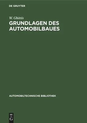 Produktbild von Grundlagen des Automobilbaues