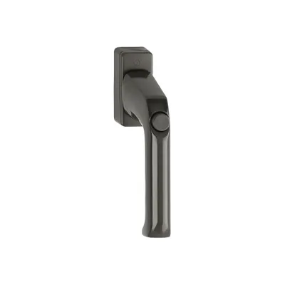 Produktbild von Hoppe London Aluminium Fenstergriff Druckknopf F8019 graubraun beschichtet 013SV/U34, 7 - 32 mm Vierkant