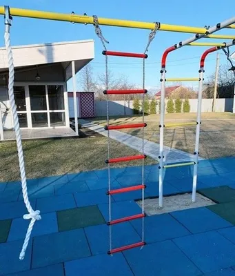 Image de Premium échelle à corde de jardin pour enfants à partir de 3 ans