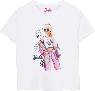 Obrázek produktu pro Barbie - dívčí tričko NS8356 (104) (Bílá)