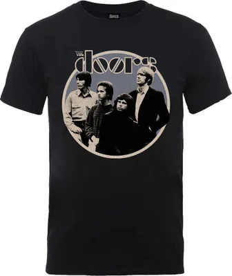 Produktbild von The Doors Retro Circle Black 2XL T-Shirt