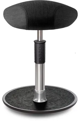 Produktbild von Sitz- Stehhocker Free Regular Triangel kvadrat Remix Anthrazit Chrom /schw..