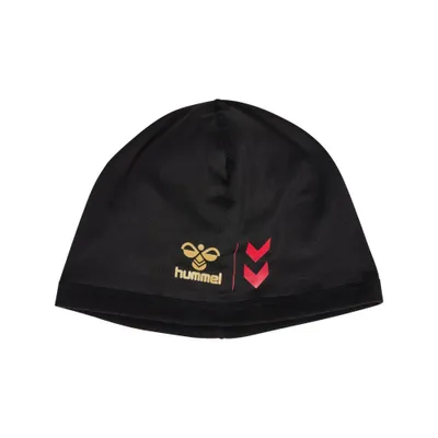 Produktbild von Hummel Hmle24c Reversible Beanie Unisex schwarz gold