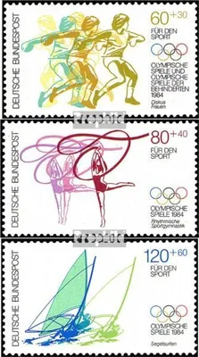 Produktbild von Briefmarken BRD (BR.Deutschland) 1984 Mi 1206-1208 (kompl.Ausgabe) gestempelt Sporthilfe