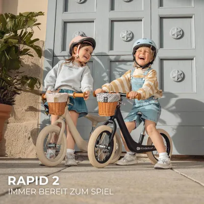 Produktbild von Kinderkraft Balance Bike Rapid 2 BIZUU Kollektion / Laufrad, Kinderkraft:Black