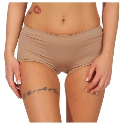 Produktbild von Damen Panty Unterhose Mieder Microfaser Slip; Beige XS/S