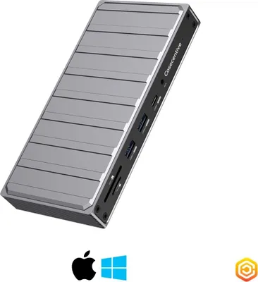 Produktbild von Casecentive 13-in-1 USB-C Displaylink Dockingstation