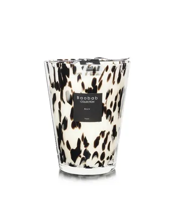 Image de Baobab Bougie Parfumée Black Pearls - Mystérieuse à la Rose Noire et au Gingembre - Différentes tailles. Taille:Max 24
