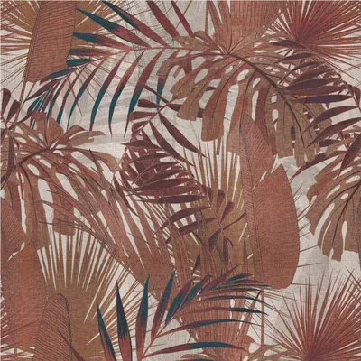 Produktbild von Fototapete Dschungel M1-No.11582 | Vliestapete Pflanzen | Rotbraun | Beige | Wohnzimmer | Küche