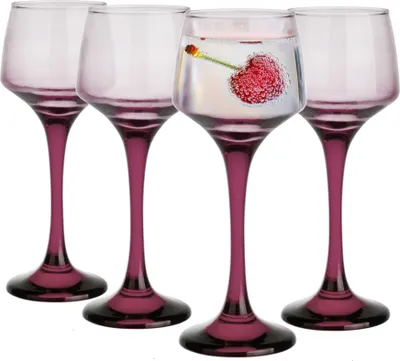 Produktbild von GLASMARK® rubinrote Shotgläser 4-Set 75ml Große 4 Stück Schnapsgläser Shots Tequila Glas Vodka Schnaps - Hochwertige Qualität