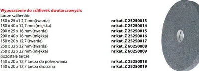Obrázek produktu pro Brusný kotouč 200 X 25 X 16 Hard
