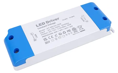 Image de Transformateur LED 12V 30W 2,5A, transformateur LED mince 230V vers 12V DC