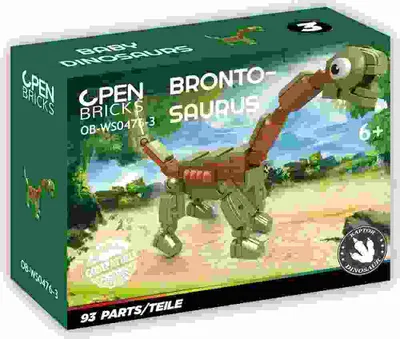 Produktbild von OPEN BRICKS Dinosaurier  Baby Brontosaurus, ab 6 Jahren
