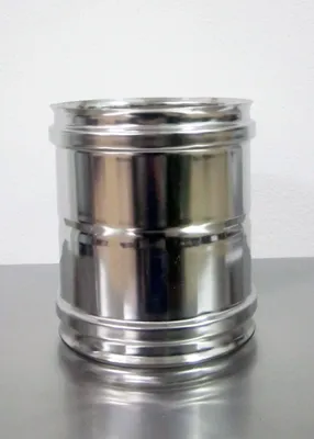 Produktbild von F/F Edelstahl-Verbindungsstück - Durchmesser 130 mm