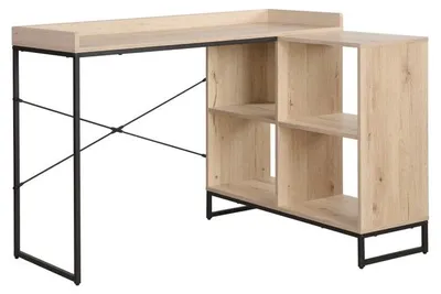 Produktbild von Kondela Eck-PC-Tisch Ulostol - Eiche / Schwarz