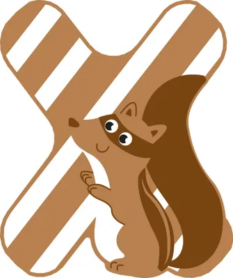 Produktbild von Small Foot Holzbuchstabe Tiere : Buchstabe X Buchstaben Sortierung: Buchstabe X