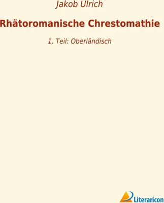 Produktbild von Rhätoromanische Chrestomathie