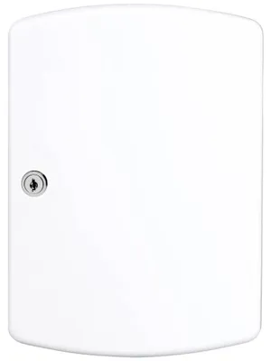 Schlüsselkasten 35 Haken, Stahl, weiß, 75x330x235 mm