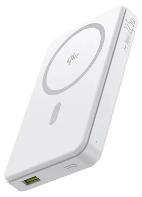 Produktbild von Baseus P10080000213-00, 10000 mAh, Kabelloses Aufladen, 3,7 V, 22,5 W, Weiß