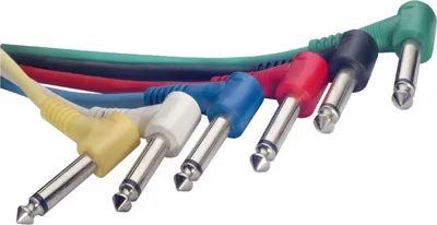Immagine prodotto di Stagg SPC030L E, cavo di interconnessione 6x JACK/JACK, 0,3 m