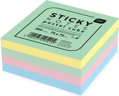 Immagine prodotto di Note adesive Pastello 75x75mm 300K