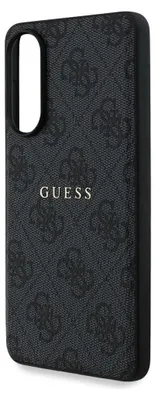 Produktbild von Etui Guess 4G Ring Classic Logo Magsafe Na Samsung Galaxy S25 Edge - Czarne