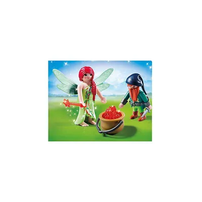 Immagine prodotto di PLAYMOBIL 6842 - Pacchetto Duo elfo e nano