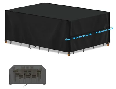 Produktbild von Abdeckung Gartenmöbel 220x90x80cm Wasserdicht Anti-UV 420D Oxford Gewebe Schutzhülle