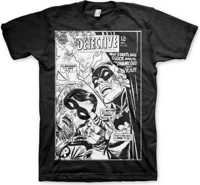 Produktbild von Batman - Dynamic Duo Distressed T-Shirt - Large - Black