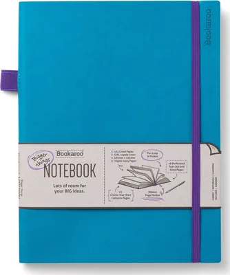 Obrázok produktu pre Notatnik IF Bookaroo duży turkusowy w linie 192 strony