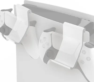 Produktbild von Controller  Halter Clip Halterung passend für PS5 PlayStation 5 DualSense Wireless 2 Stück Weiß