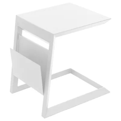 Produktbild von Aluminiumtisch mit Zeitungsständer ALLURE