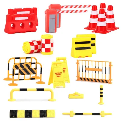 22-teiliges Verkehrsschilder-Set für Kinder, Mini-Spielzeug