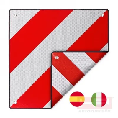 Obrázek produktu pro Výstražná značka HP 2 v 1 500 x 500 mm, pro Španělsko A Itálii, obojí