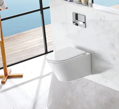 Produktbild von Spülrandloses Wand-WC inkl. Soft-Close Sitz WHR-6011