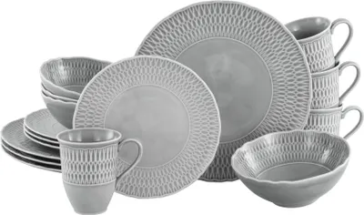 Produktbild von CreaTable, 33088, Sofia Stone, Kombiservice 16-tlg, Porzellan
