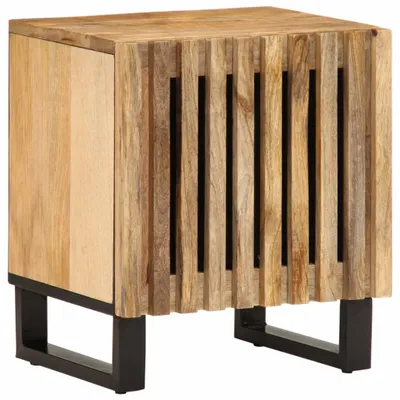 Immagine prodotto di Comodini 2pz 40x34x46 cm in Legno Massello di Mango