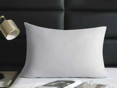 Produktbild von Satin Kissenbezug 100% Baumwolle 40X60 Hellgrau